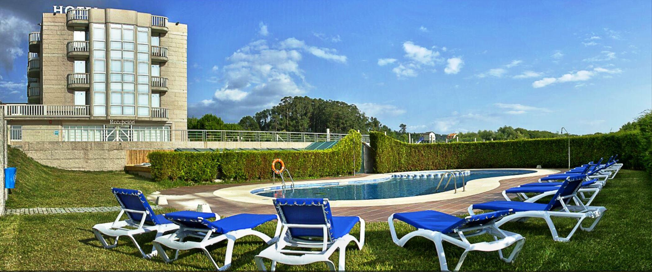 Hotel Brisa da Lanzada Playa de la Lanzada Exterior foto